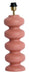 Light & Living Lampvoet Soroca 42cm - Mat Koraalroze (excl. kap) - Rond