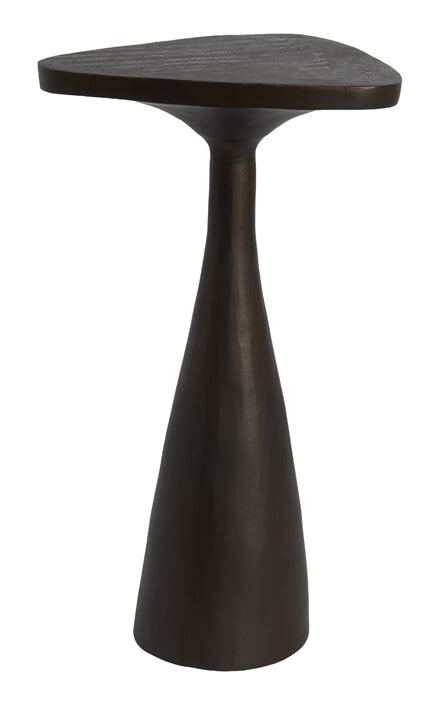 Light & Living Organische Bijzettafel Varoli 33 x 33cm - Mat Bruin-Brons