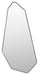 Dutchbone Organische Spiegel Basil Rubberhout, 90 x 40cm - Bruin - Japandi