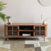 ZILT TV-meubel Horacio Rubberhout, 150cm - Bruin
