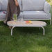Zuiver Outdoor Ovale Salontafel Vista 110 x 62cm - Beige - Ovaal - ThatLyfeStyle