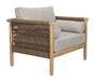Dutchbone Loungestoel Oasis Acaciahout en touw - Naturel