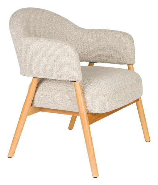 ZILT Fauteuil Shenae Bouclé - Lichtbruin