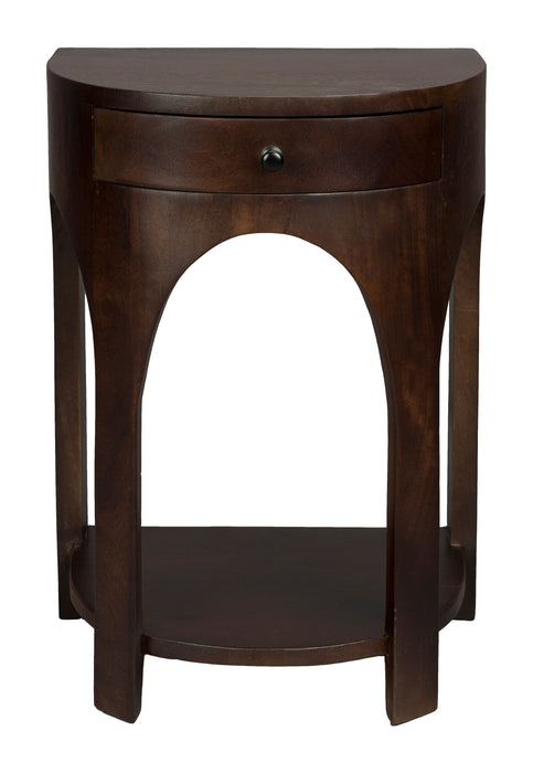 Dutchbone Bijzettafel/Nachtkastje Belvedere Mangohout, 40 x 30cm - Bruin,Hout