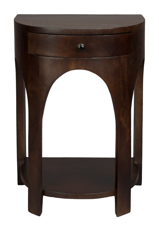 Dutchbone Bijzettafel/Nachtkastje Belvedere Mangohout, 40 x 30cm - Bruin,Hout