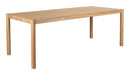 Zuiver Eettafel Sticks Essen en rubberhout - Naturel