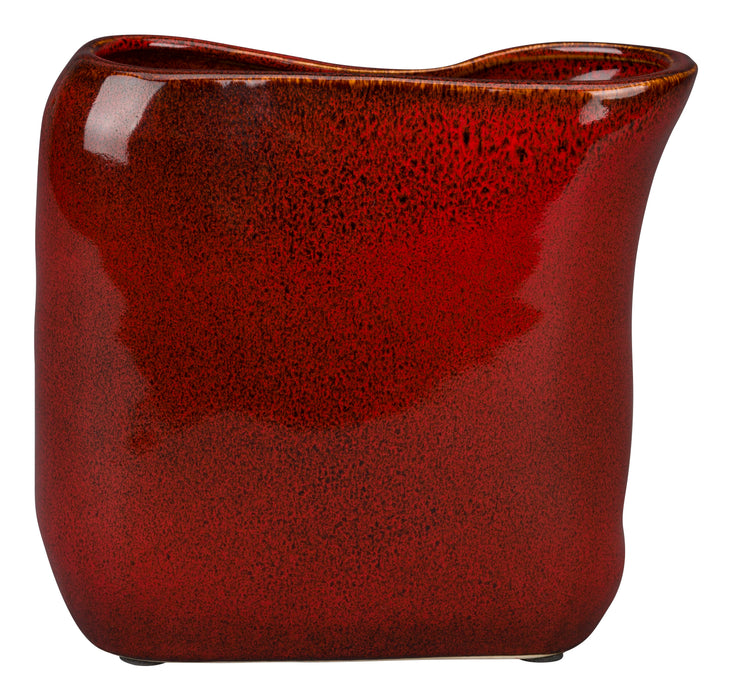 Dutchbone Vaas Edna 18cm - Rood