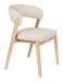 Zuiver Eetkamerstoel Bright Eikenhout en stof - Beige - ThatLyfeStyle