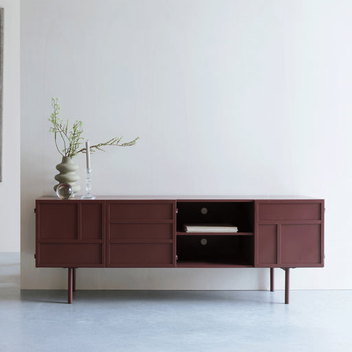 ZILT TV-meubel Chisholm 160cm - Rood