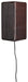 Dutchbone Wandlamp Marnix Mangohout - Bruin - ThatLyfeStyle