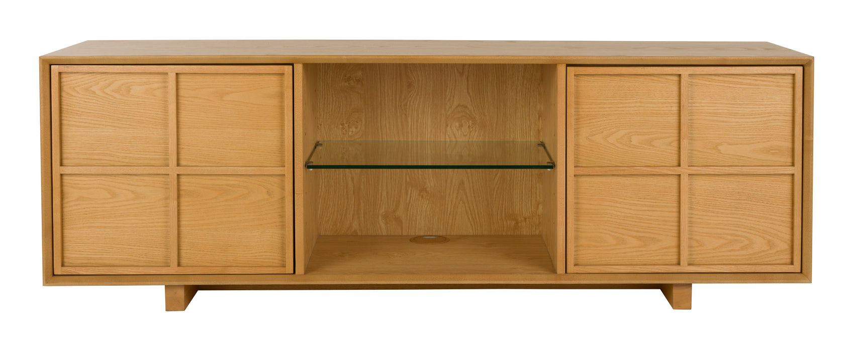 Zuiver TV-meubel Raster Essenhout, 160cm - Naturel - ThatLyfeStyle