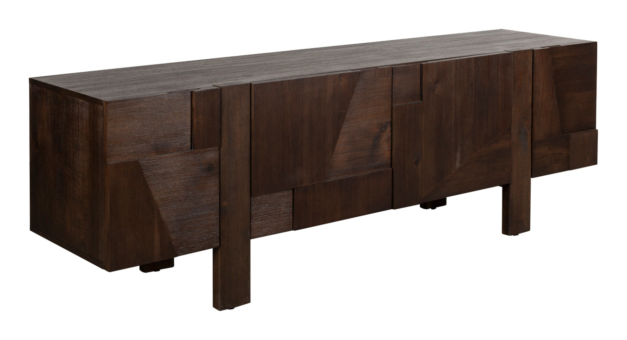 Dutchbone TV-meubel Bruneau Acaciahout, 188cm - Bruin - ThatLyfeStyle
