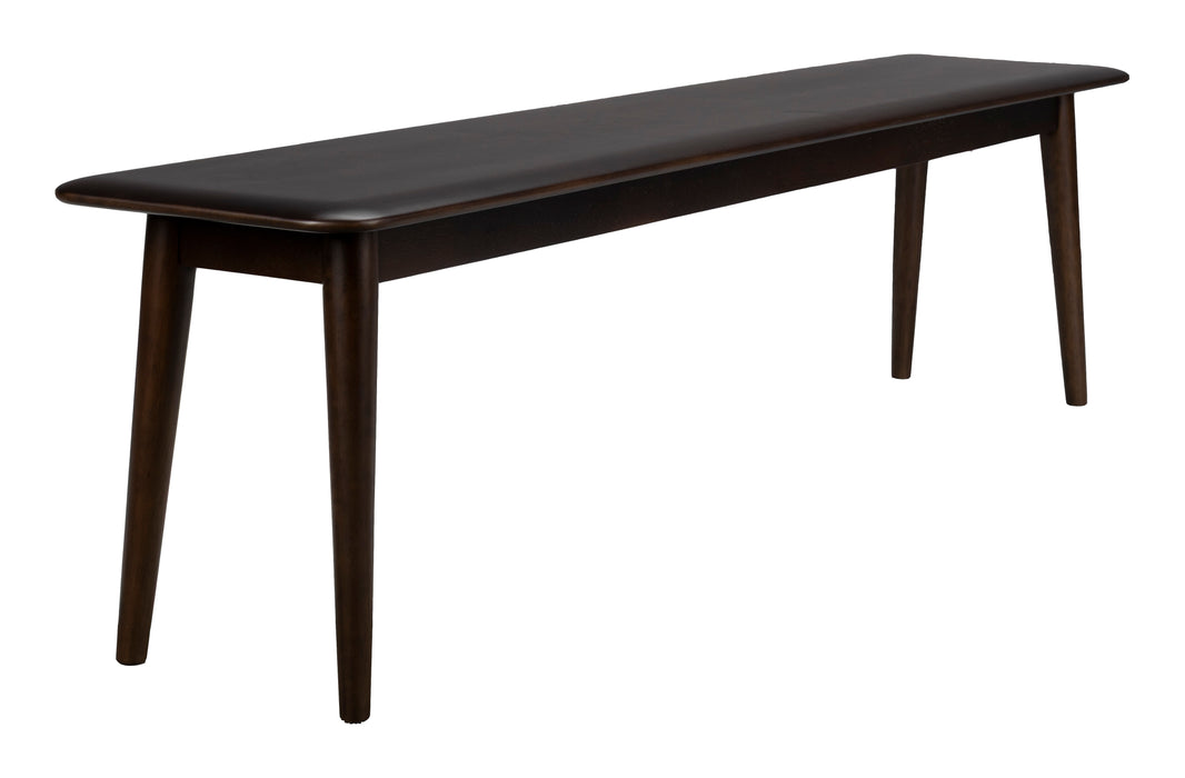 Dutchbone Bankje Elroy Hout, 160cm - Bruin
