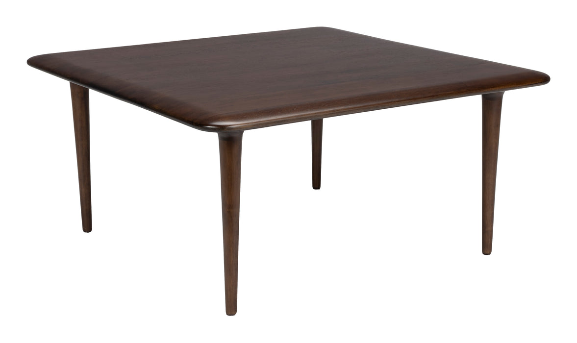 Dutchbone Vierkante Salontafel Elroy Hout, 70 x 70cm - Bruin