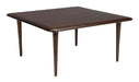 Dutchbone Vierkante Salontafel Elroy Hout, 70 x 70cm - Bruin