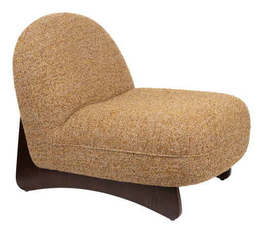Dutchbone Fauteuil Loom Bouclé en hout - Bruin - ThatLyfeStyle