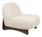Dutchbone Fauteuil Loom Bouclé en hout - Beige