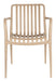 ZILT Tuinstoel Evens Kunststof - Beige