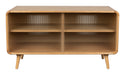Zuiver TV-meubel Rise Eikenlook en glas, 100cm - Naturel