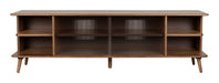 Zuiver TV-meubel Rise Walnootlook en glas, 180cm - Bruin