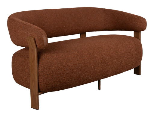 Sohome 2-zits Bank Rosemarijn 135cm, Geweven stof - Bruin - ThatLyfeStyle