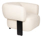 Zuiver Fauteuil Neil Geweven stof en hout - Wit