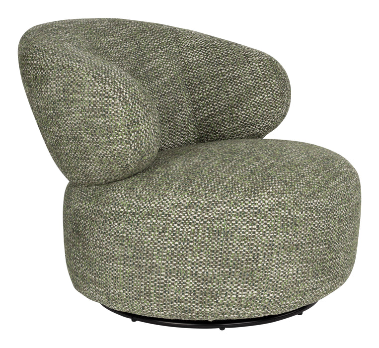 Dutchbone Fauteuil Walter Grof geweven stof - Groen