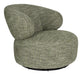 Dutchbone Fauteuil Walter Grof geweven stof - Groen