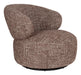 Dutchbone Fauteuil Walter Grof geweven stof - Bruin