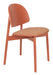 Zuiver Eetkamerstoel Sunrise Stof en hout - Rood