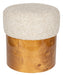 Dutchbone Krukje Burlin Eucalyptushout en stof - Beige