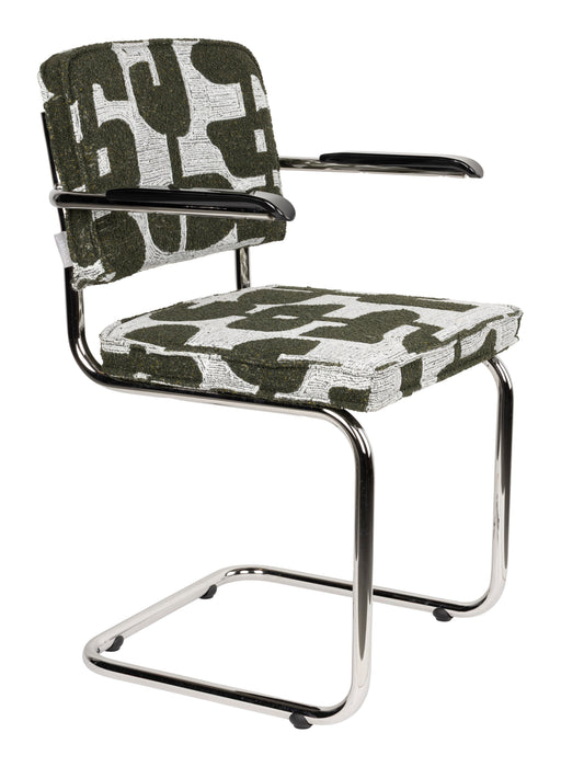 Zuiver Eetkamerstoel Ridge Deco - Groen