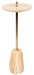 Dutchbone Bijzettafel Onno Marmer, 27 x 25cm - Beige - Rond