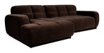 Zuiver Loungebank Hazel Links 267 cm Velvet - Bruin