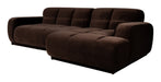 Zuiver Loungebank Hazel Rechts, 267cm, Velvet - Bruin