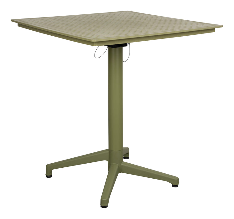 ZILT Outdoor Bistrotafel Jameeka Inklapbaar, 70 x 70cm - Groen