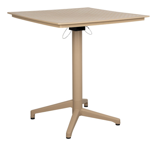 ZILT Outdoor Bistrotafel Jameeka Inklapbaar, 70 x 70cm - Beige