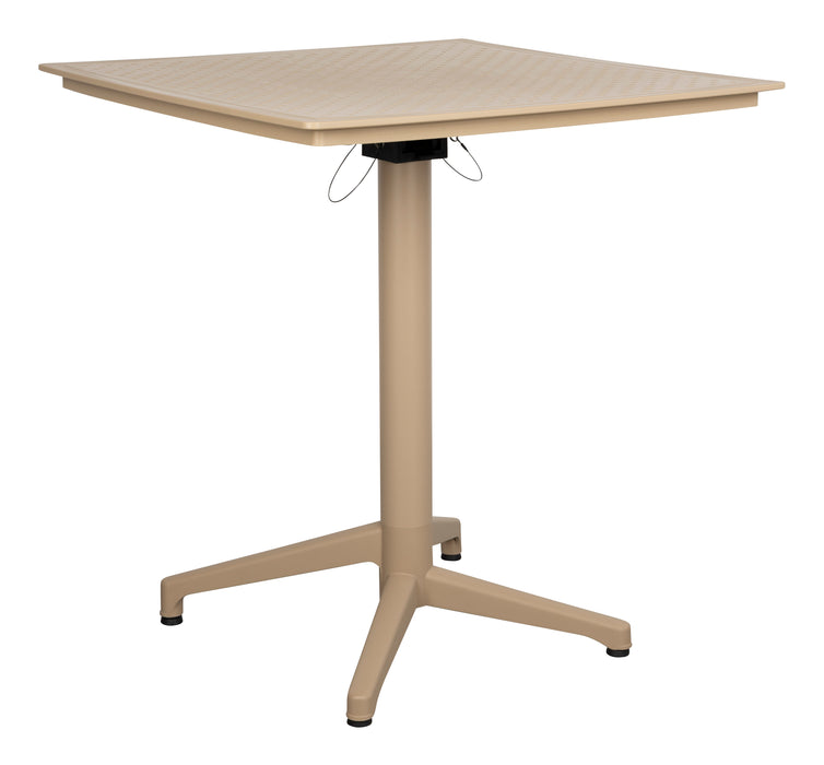 ZILT Outdoor Bistrotafel Jameeka Inklapbaar, 70 x 70cm - Beige