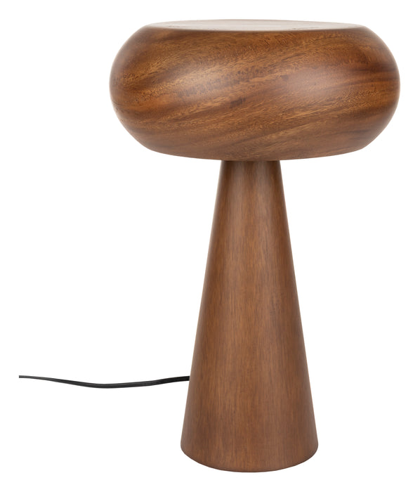 Dutchbone Tafellamp Morel Acaciahout, 37cm hoog - Bruin