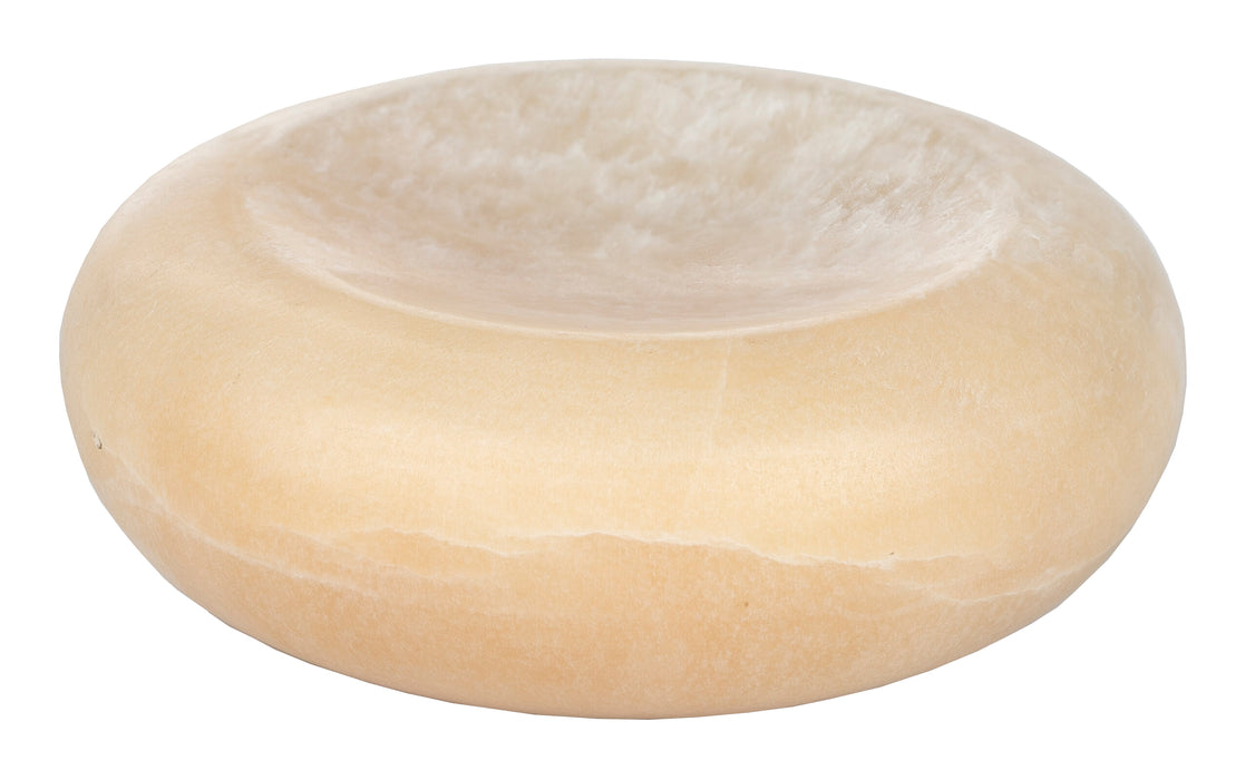 Dutchbone Schaaltje Onno Onyx, Ø13cm - Beige - Rond