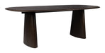 ZILT Ovale Eettafel Mano 220 x 110 cm - Walnoot - Ovaal