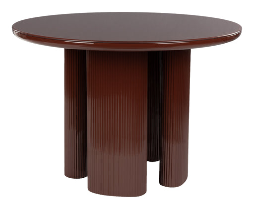 ZILT Ronde Eettafel Timan 110cm - Roodbruin