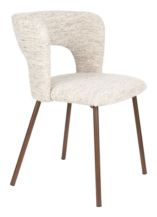 ZILT Eetkamerstoel Chelsea Geweven stof - Beige