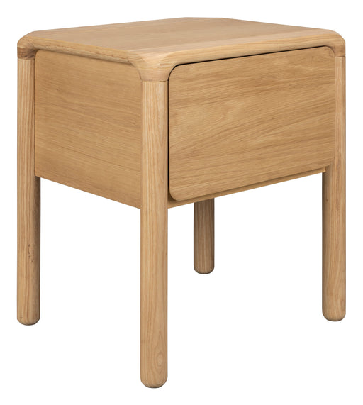Zuiver Nachtkastje Storm Essenhout, Met 1 lade - Naturel - ThatLyfeStyle