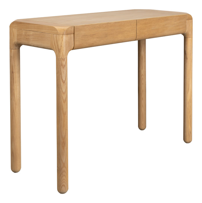 Zuiver Bureau Storm Essenhout, Met 2 lades - Naturel