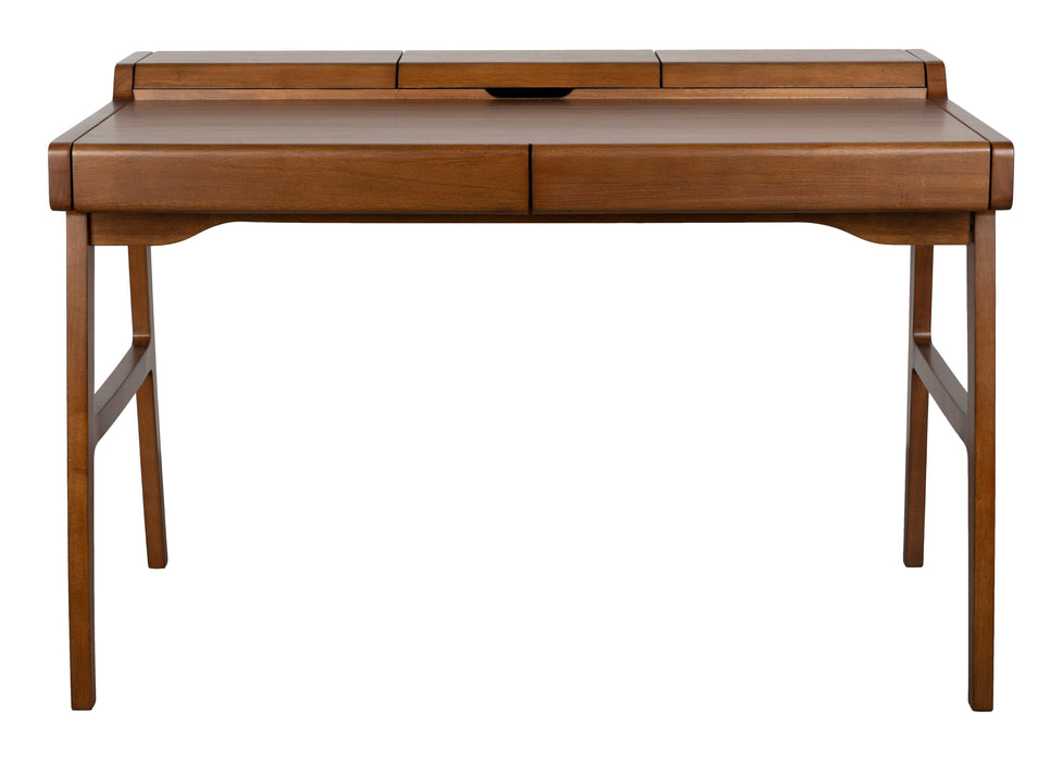 Zuiver Bureau Kaat Walnootlook, 120 x 70cm - Bruin