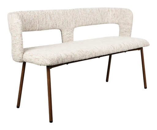 ZILT Eetkamerbank Chelsea 148cm, Bouclé - Beige
