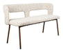 ZILT Eetkamerbank Chelsea 148cm, Bouclé - Beige