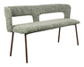 ZILT Eetkamerbank Chelsea 148cm, Bouclé - Groen