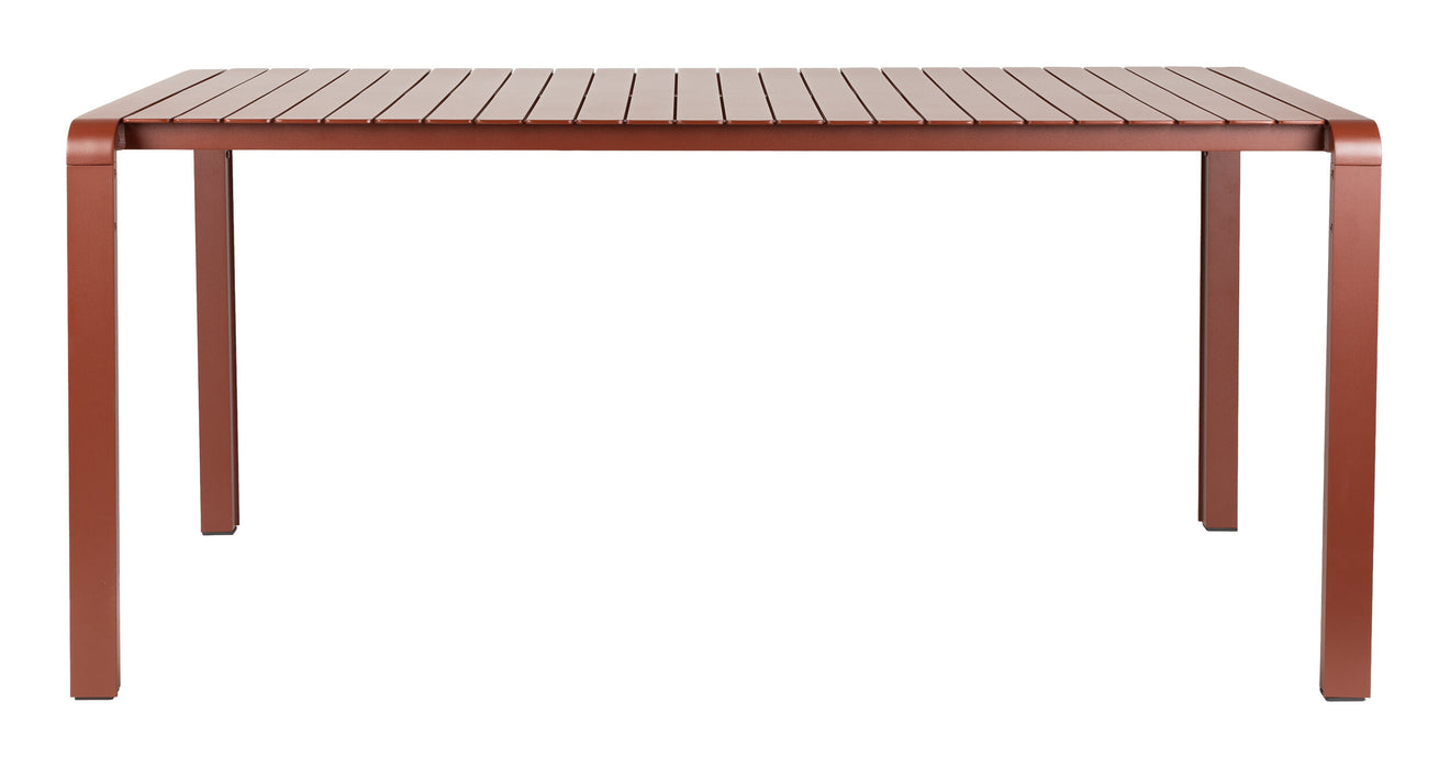 Zuiver Tuintafel Vondel 168 x 87cm - Rood